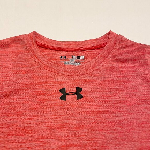 Under Armour Youth Shirt Size XL Heatgear Loose Tshirt Vneck - Picture 8 of 15